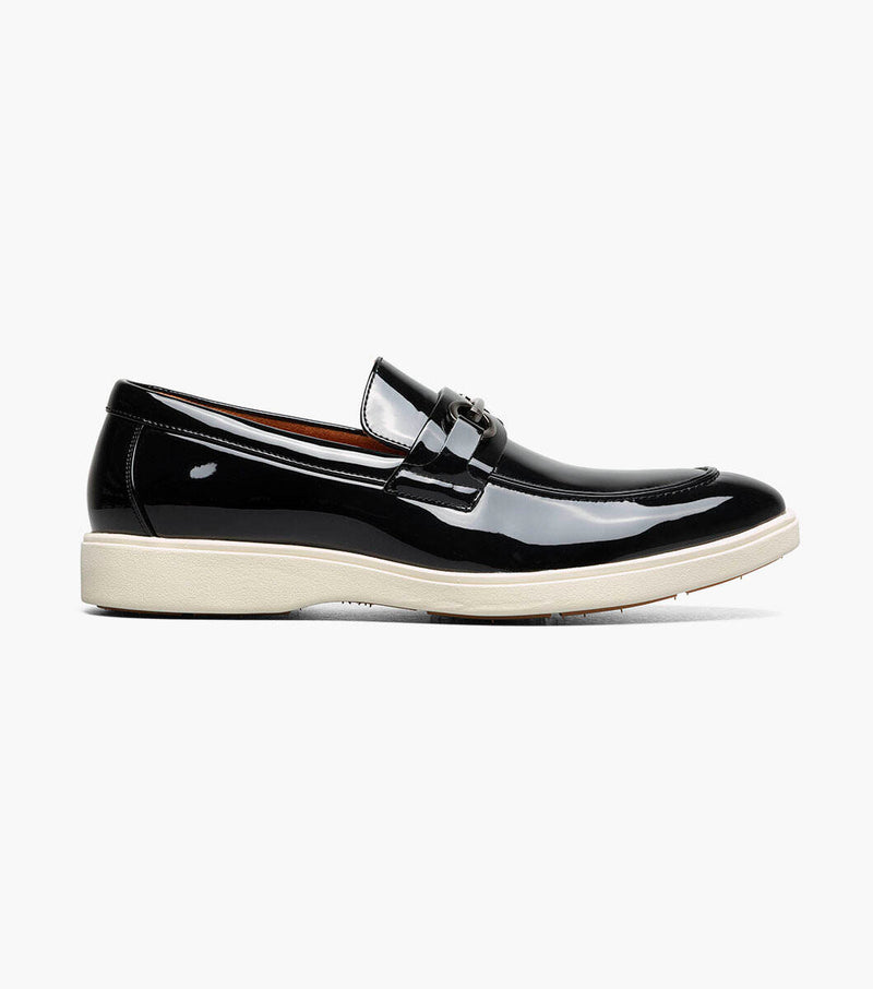 Slayton Moc Toe Bit Slip On-Black | Stacy Adams