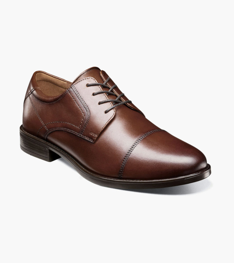 Midtown Cap Toe Oxford-Cognac | Florsheim