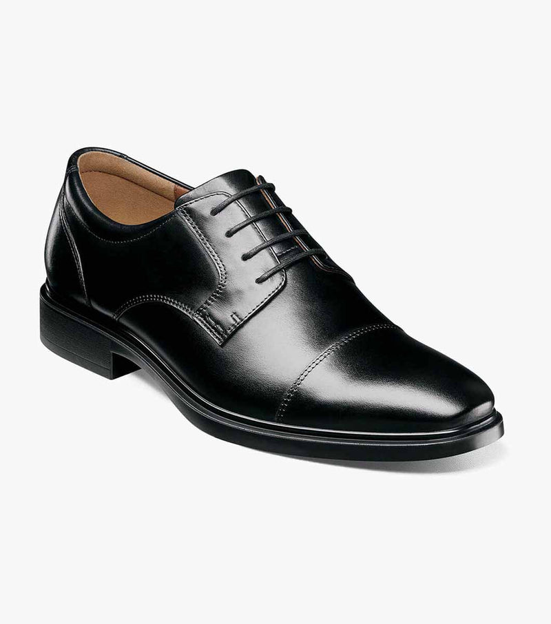 Forecast Cap Toe Oxford-Black | Florsheim