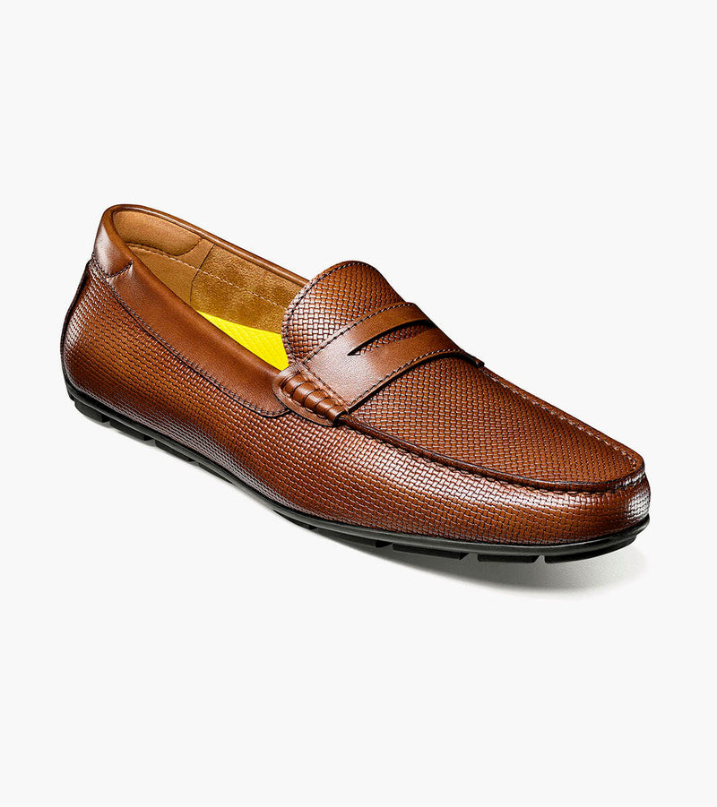 Motor Moc Toe Penny Driver-Cognac| Florsheim