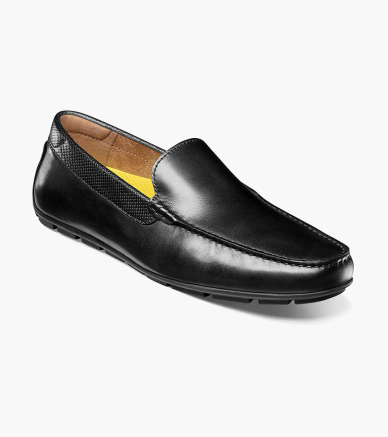 Motor Moc Toe Venetian Driver-Black | Florsheim
