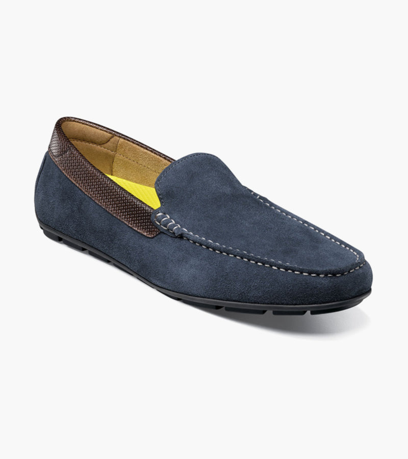 Motor Moc Toe Venetian Driver-Navy Brown | Florsheim
