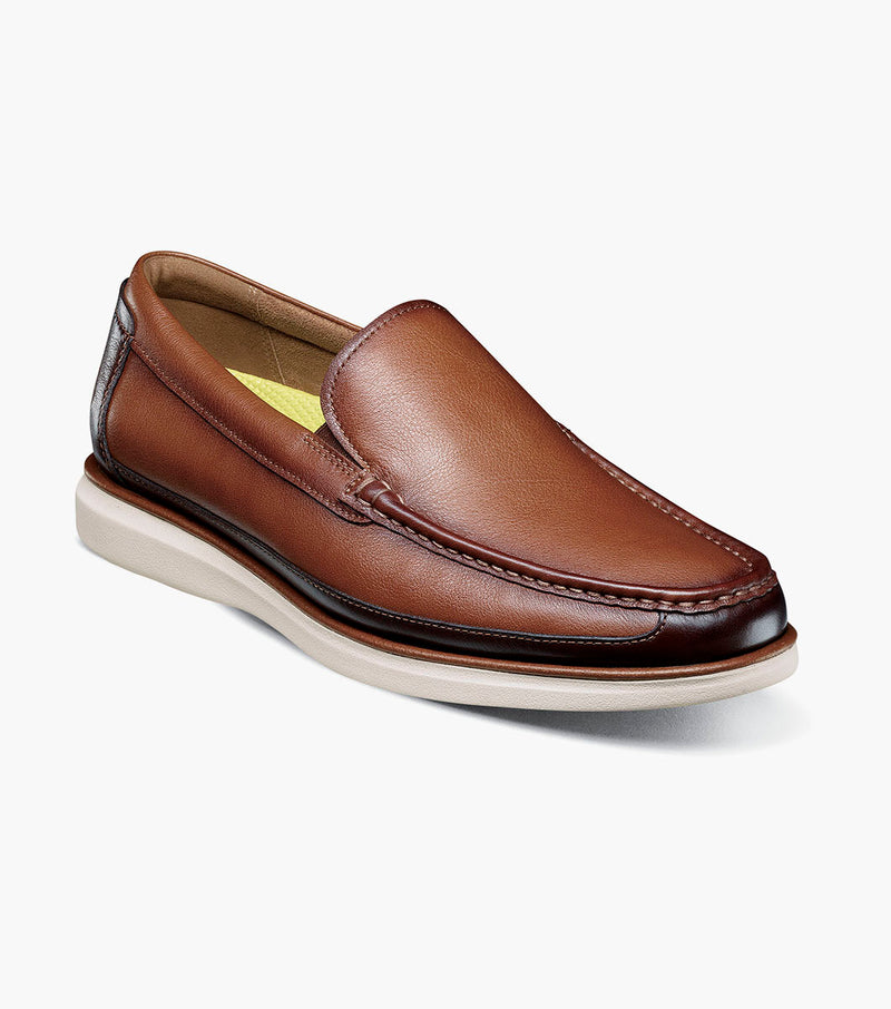 Tropics Moc Toe Venetian Slip On-Cognac Multi| Florsheim