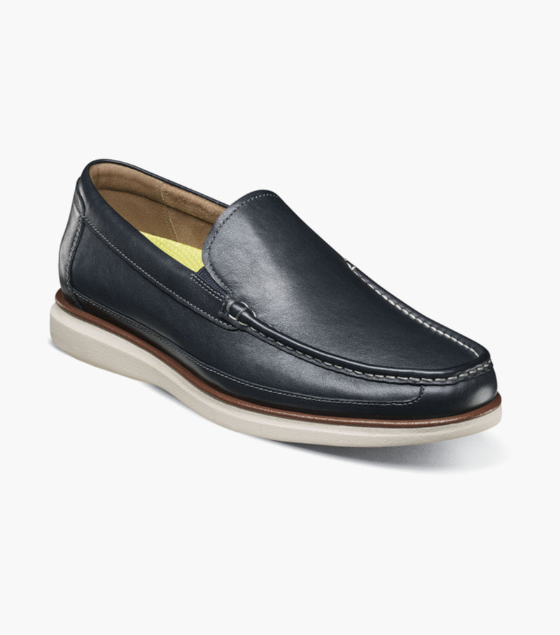 Tropics Moc Toe Venetian Slip On-Navy | Florsheim