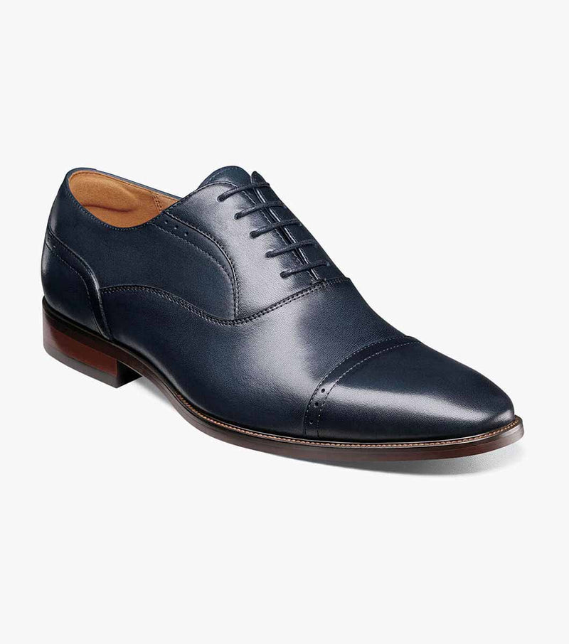 Sorrento Cap Toe Oxford-Navy | Florsheim