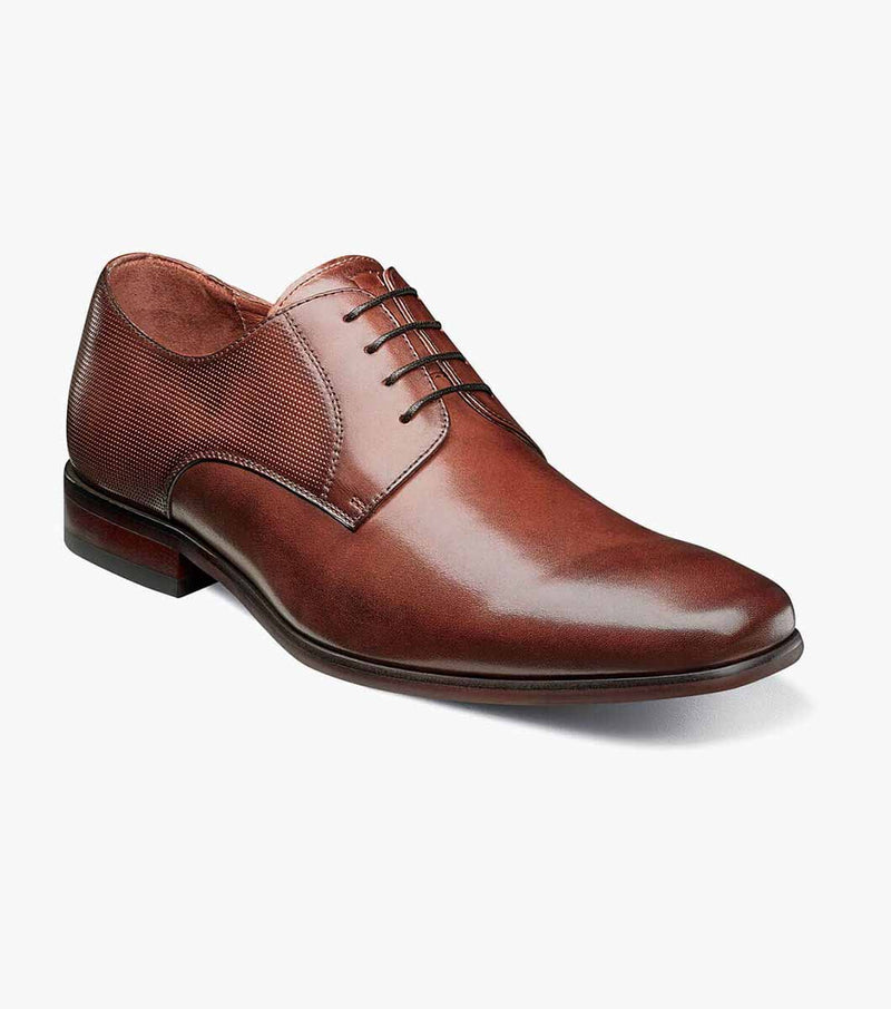 Postino Plain Toe Oxford-Cognac | Florsheim