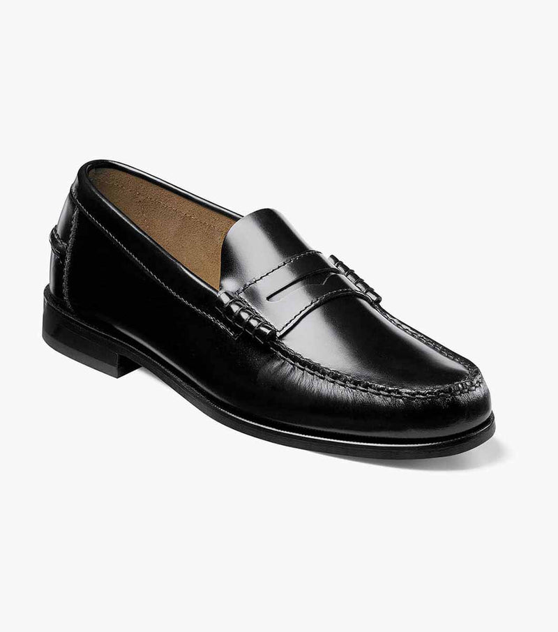 Berkley Moc Toe Penny Loafer-Black| Florsheim