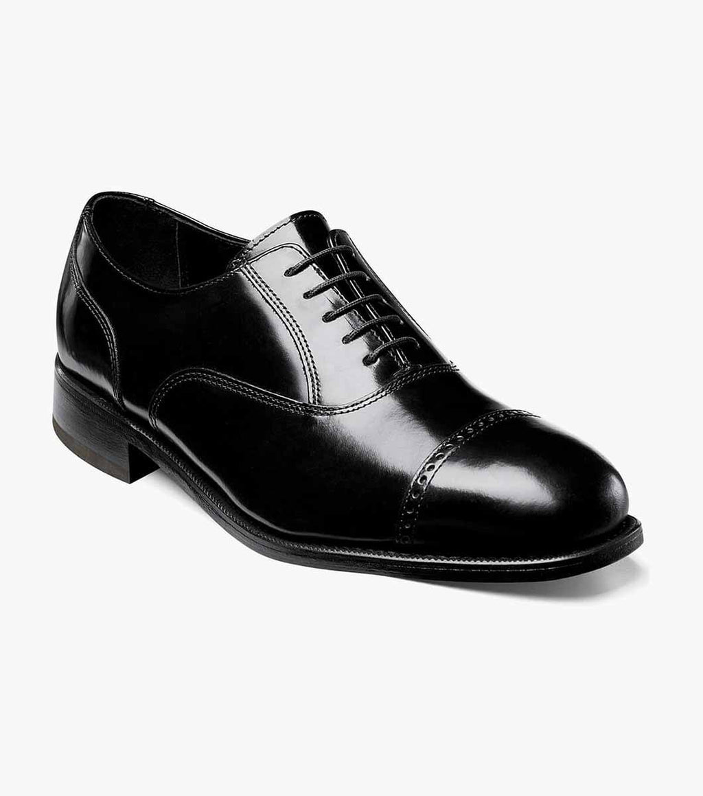 Lexington Cap Toe Oxford-Black | Florsheim