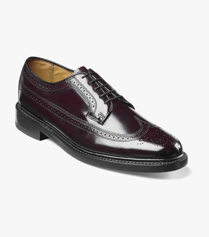 Kenmoor Wingtip Oxford-Burgundy | Florsheim