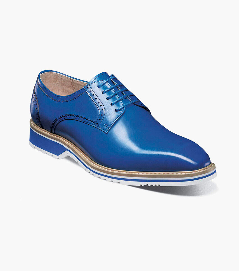 Barringer Plain Toe Oxford-Blue | Stacy Adams