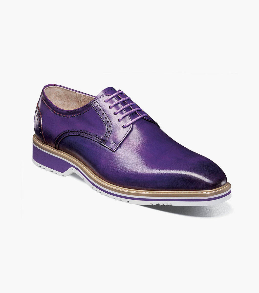 Barringer Plain Toe Oxford-Purple | Stacy Adams