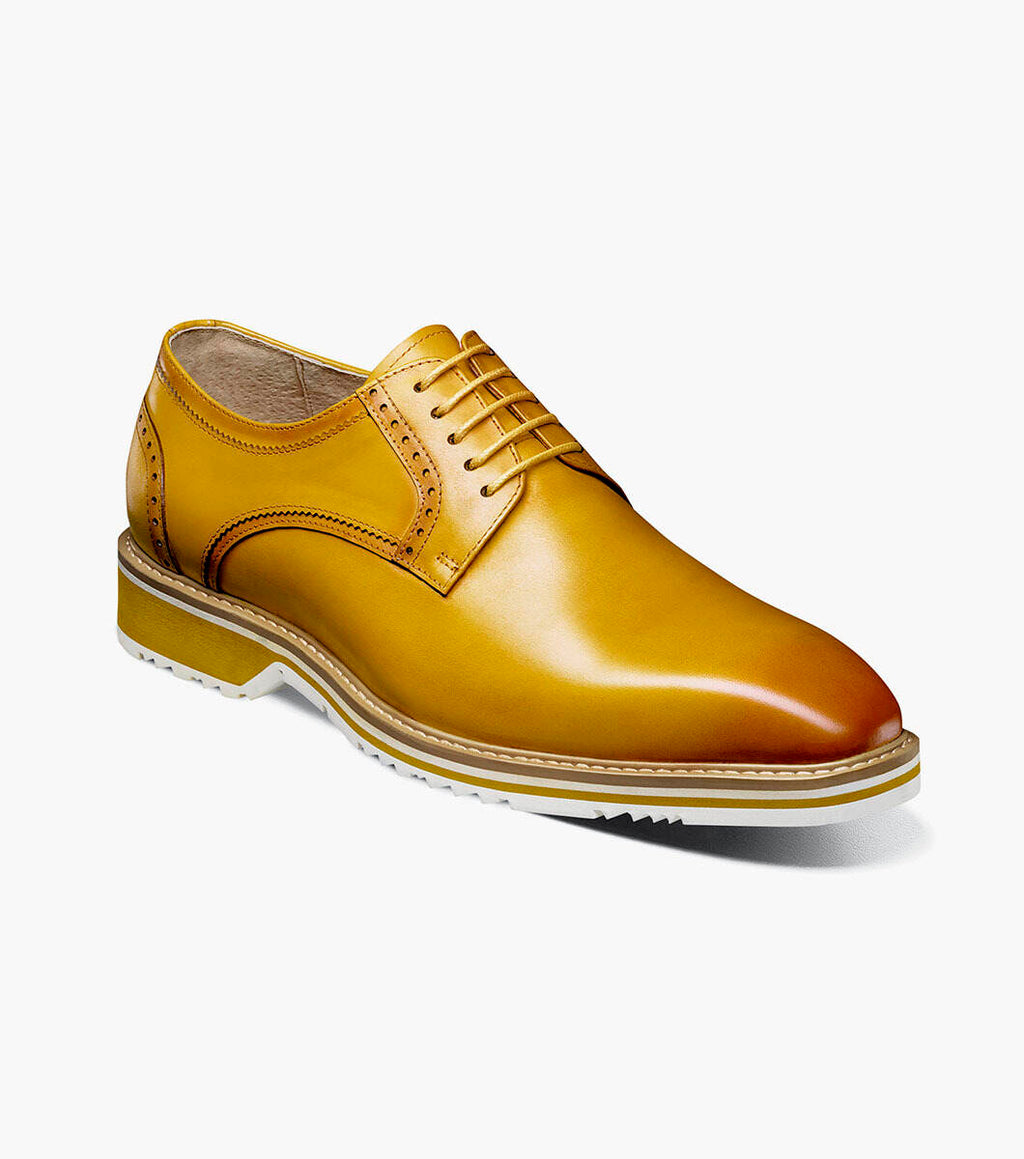 Barringer Plain Toe Oxford-Yellow | Stacy Adams