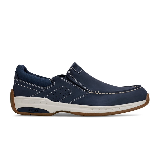 Men's Waves Casual Slip-on Shoes-Dark Blue | Dunham