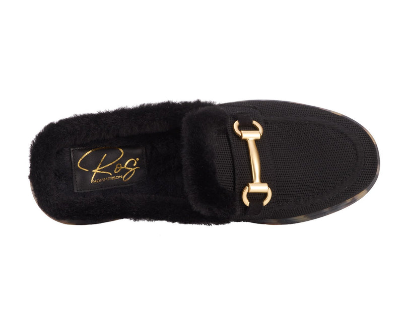 GIGI-Black Knit Fabric | Ros Hommerson