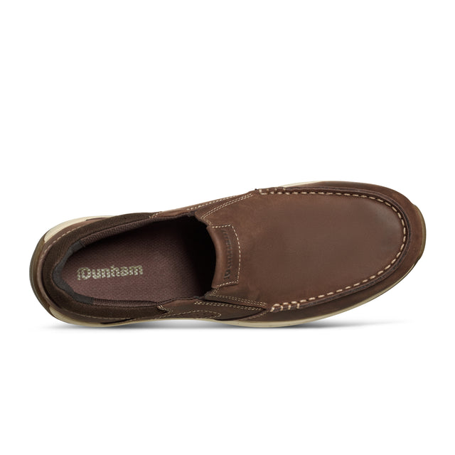 Men's Waves Casual Slip-on Shoes-Dark Brown | Dunham