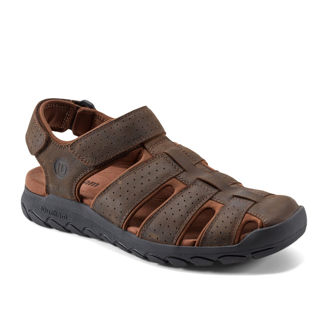 Men's Norwood Casual Fisherman Sandals-Dark Brown | Dunham
