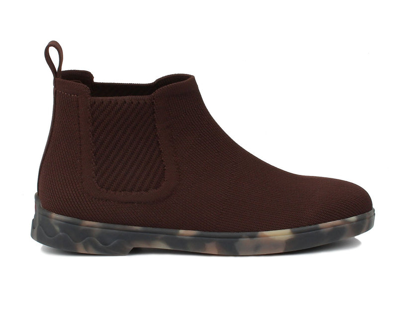 Grady-Brown Knit Fabric | Ros Hommerson