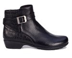 ELLIS-Black Tumbled Leather| Ros Hommerson