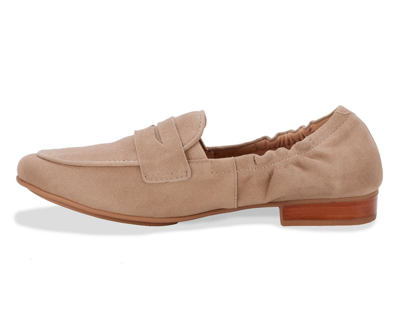 TRISH- Taupe Kid Suede| Ros Hommerson