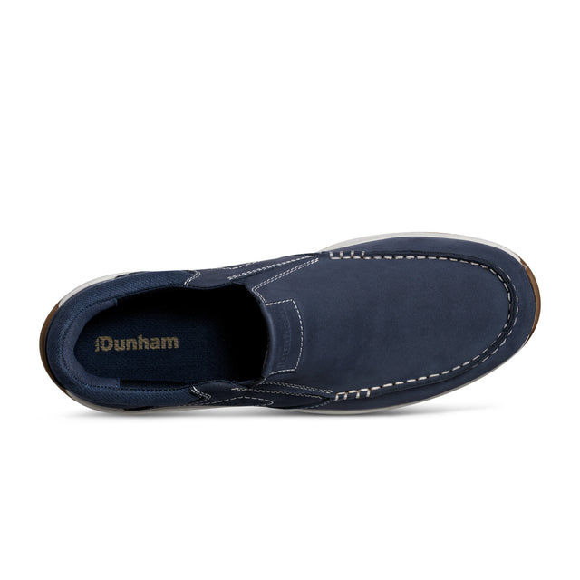 Men's Waves Casual Slip-on Shoes-Dark Blue | Dunham