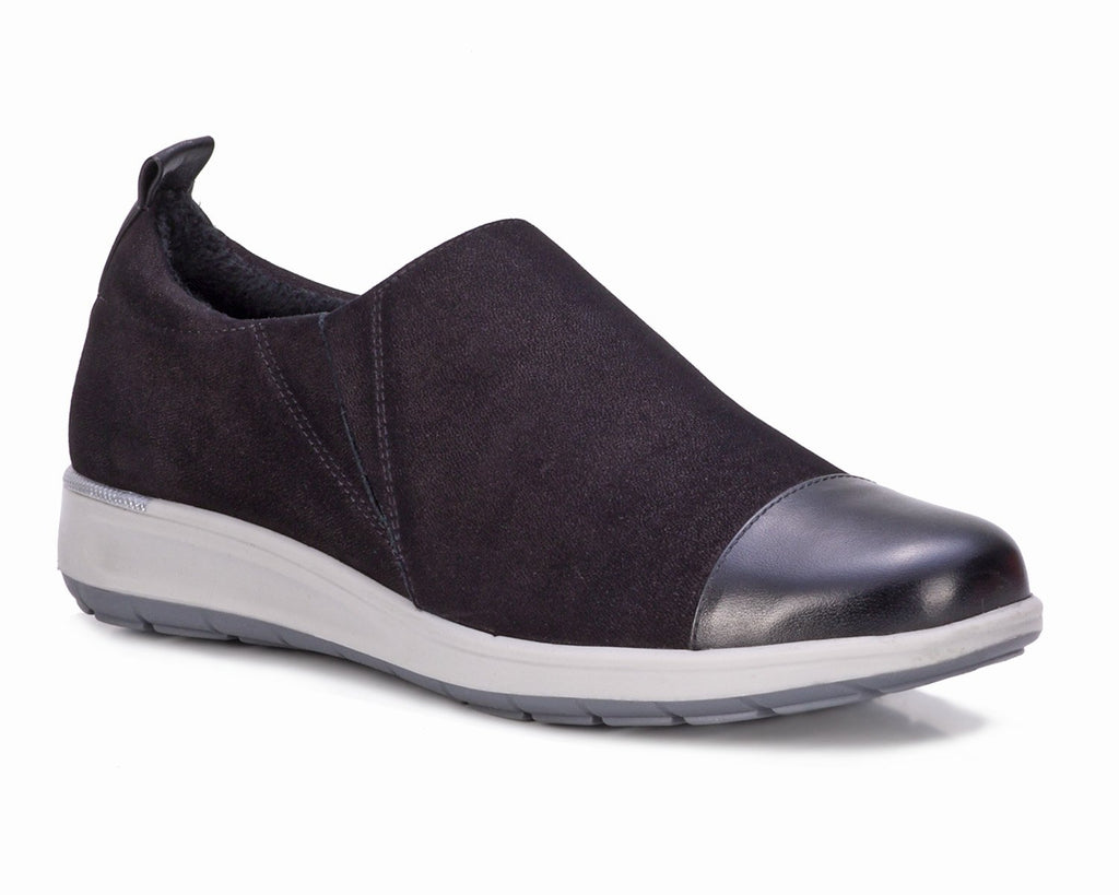 Ozzie-Black Nubuck Leather | ROS HOMMERSON