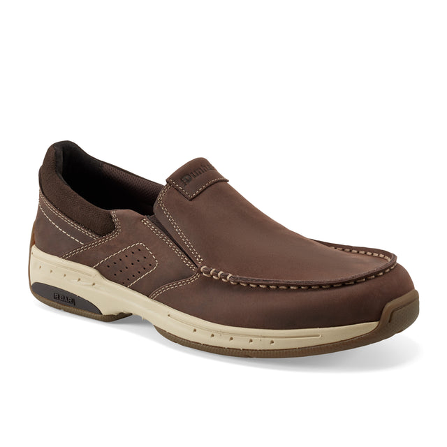 Men's Waves Casual Slip-on Shoes-Dark Brown | Dunham