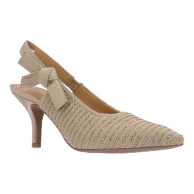 ADILENE-BEIGE FABRIC/STONES | J Renee