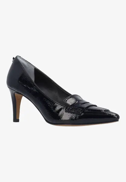 CAVORA-BLACK PATENT| J Renee