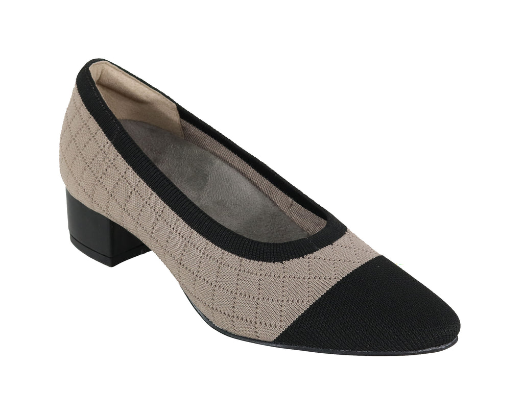 CARLA-Taupe/Black | David Tate