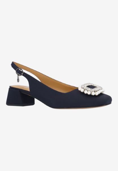 EUDORA-DK. NAVY SATIN | J Renee