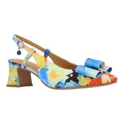 GREER-BLUE/YELLOW/GREEN MULTI | J Renee