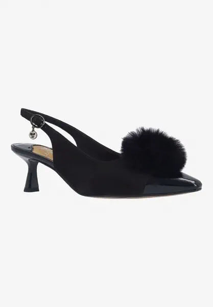HEVINA-BLACK SUEDE/PATENT | J Renee