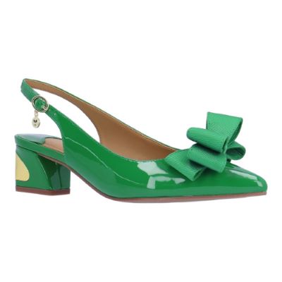 KIMMA | J Renee-GREEN PATENT/GROSGRAIN