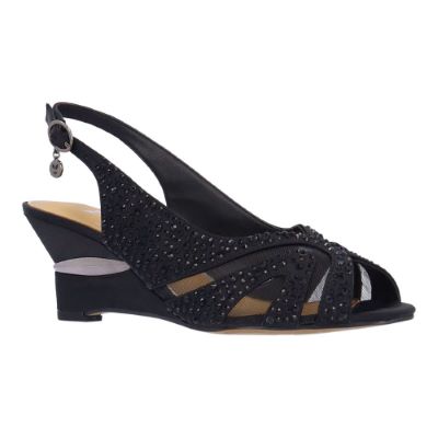 LOVELA-BLACK SATIN | J Renee