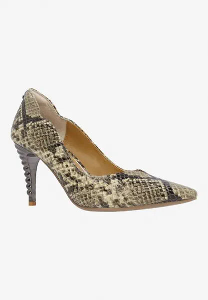 LUNESSA-SHADOW TAUPE SNAKE PRINT | J Renee