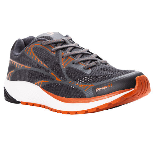 Propet One LT MAA022M-Dark Grey/Burnt Orange | Propet