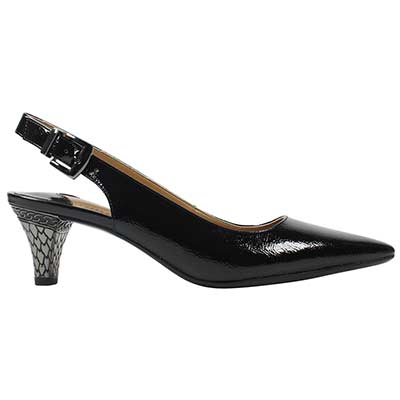 MAYETTA-Black Pearlized Patent | L'AMOUR DES PIEDS