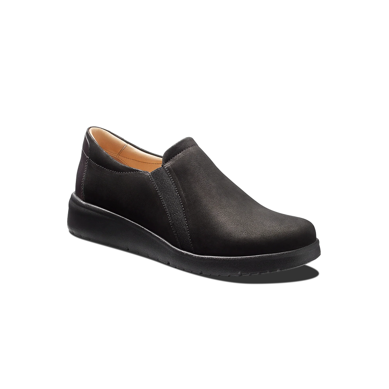 Women's Featherlight Marin Slip-On- Black Nubuck| Samuel Hubbard