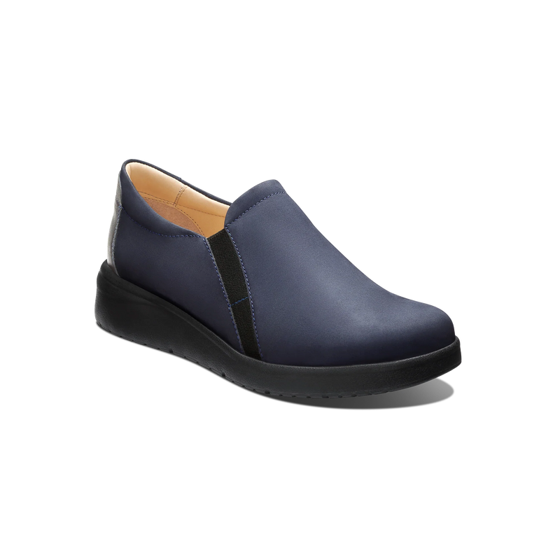 Women's Featherlight Marin Slip-On-Navy Nubuck | Samuel Hubbard