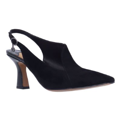 PRISSY| J Renee-BLACK SUEDE/PATENT