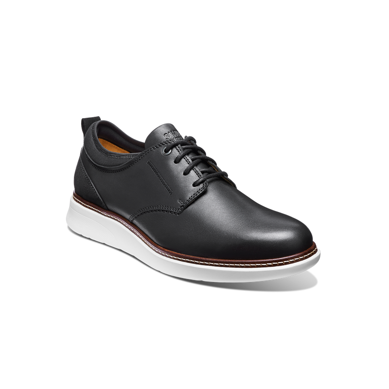 Men's Rafael Hybrid Lace-Up-Black Leather| Samuel Hubbard