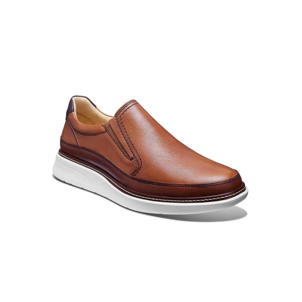 Men's Rafael Hybrid Slip-On-Tan Leather | Samuel Hubbard