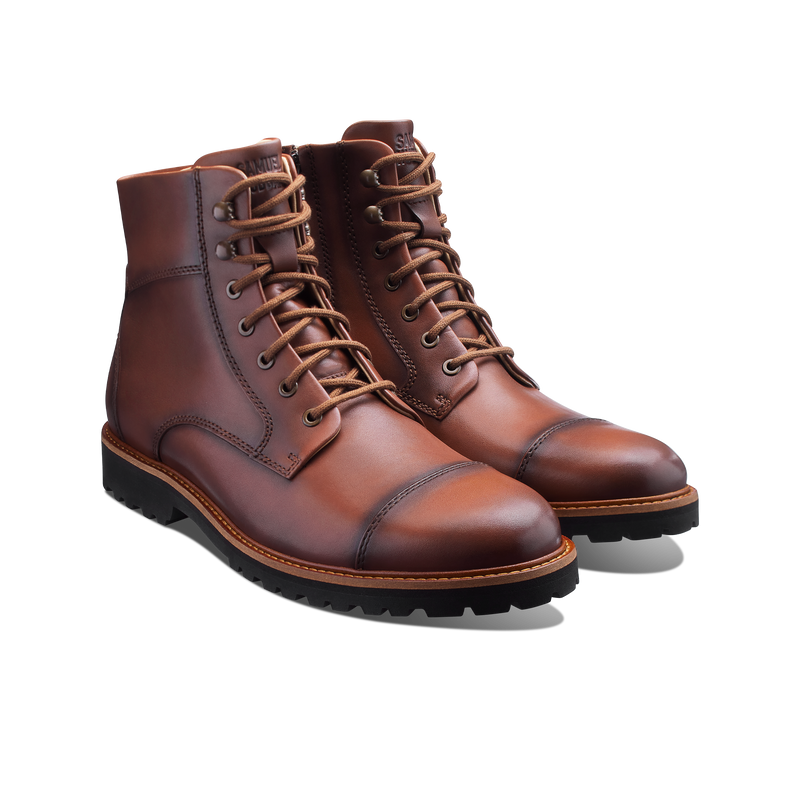 Men's Uptown Maverick Boot-Cognac | Samuel Hubbard