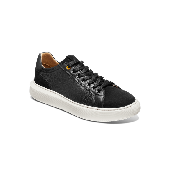 Women's Sunset 2.0- Black Leather on White Sole | Samuel Hubbard