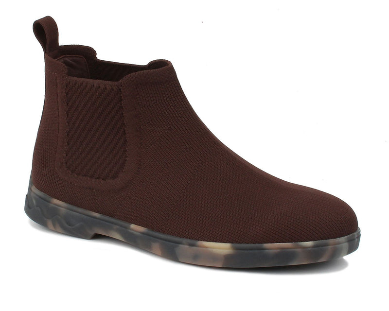 Grady-Brown Knit Fabric | Ros Hommerson