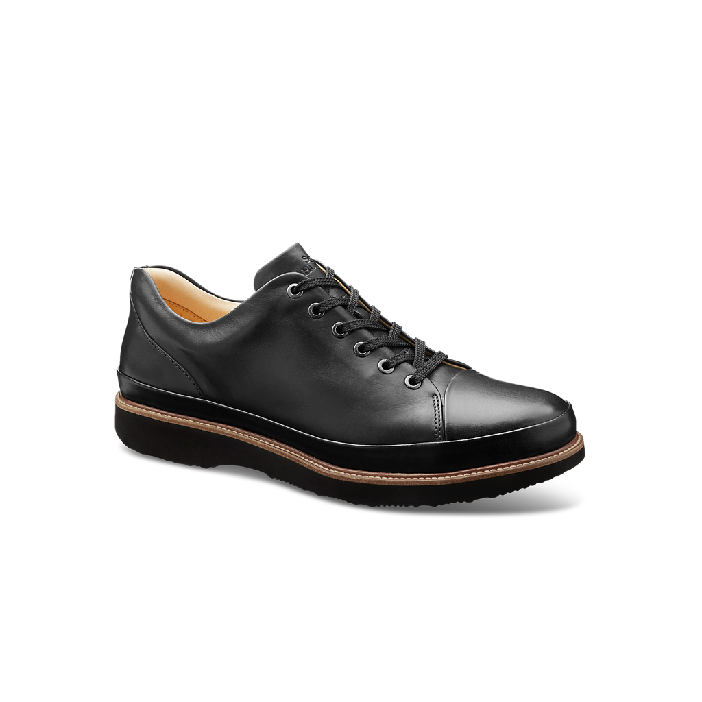 Men's Dress Fast Dress Sneaker-Black Leather| Samuel Hubbard