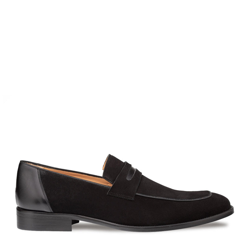 Galeno Suede Penny Loafer | Mezlan