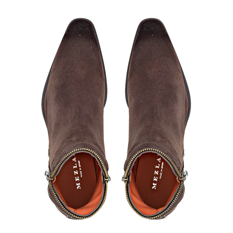 Moretti Suede Zip Boot | Mezlan
