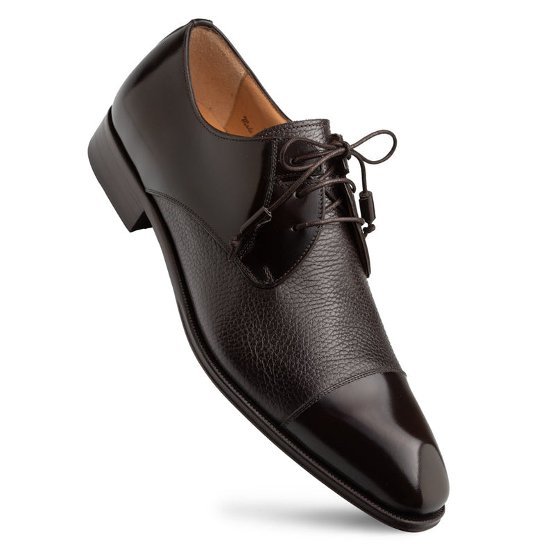 Capello Hi-Shine/Calf Derby-Brown | Mezlan