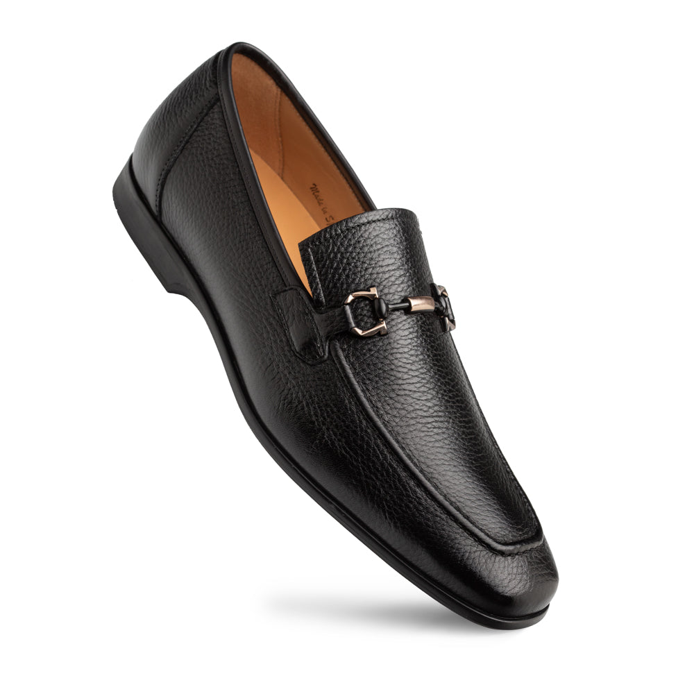 Marinelli Deer Ornament Slip On-Black | Mezlan